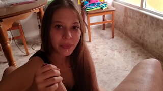 Волим да сиса курац пословној школи